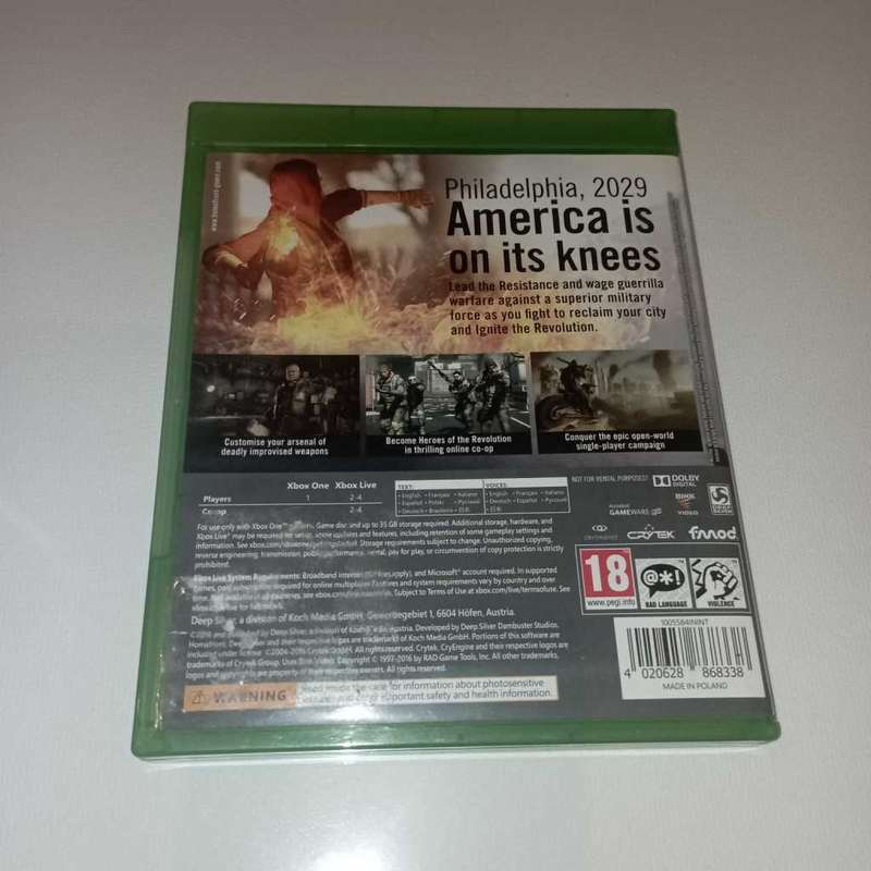 Homefront: The Revolution [X1]  **No Booklet**